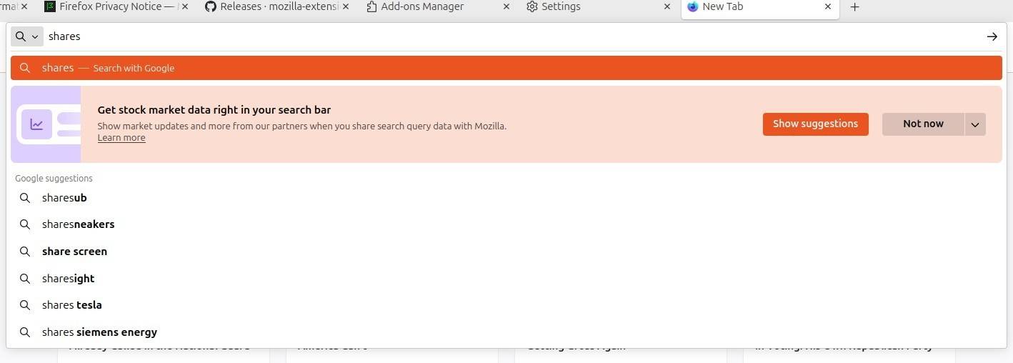 Firefox 143 新增 Google Lens、股票行情与本地 AI 助手功能